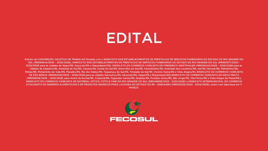 EDITAL
